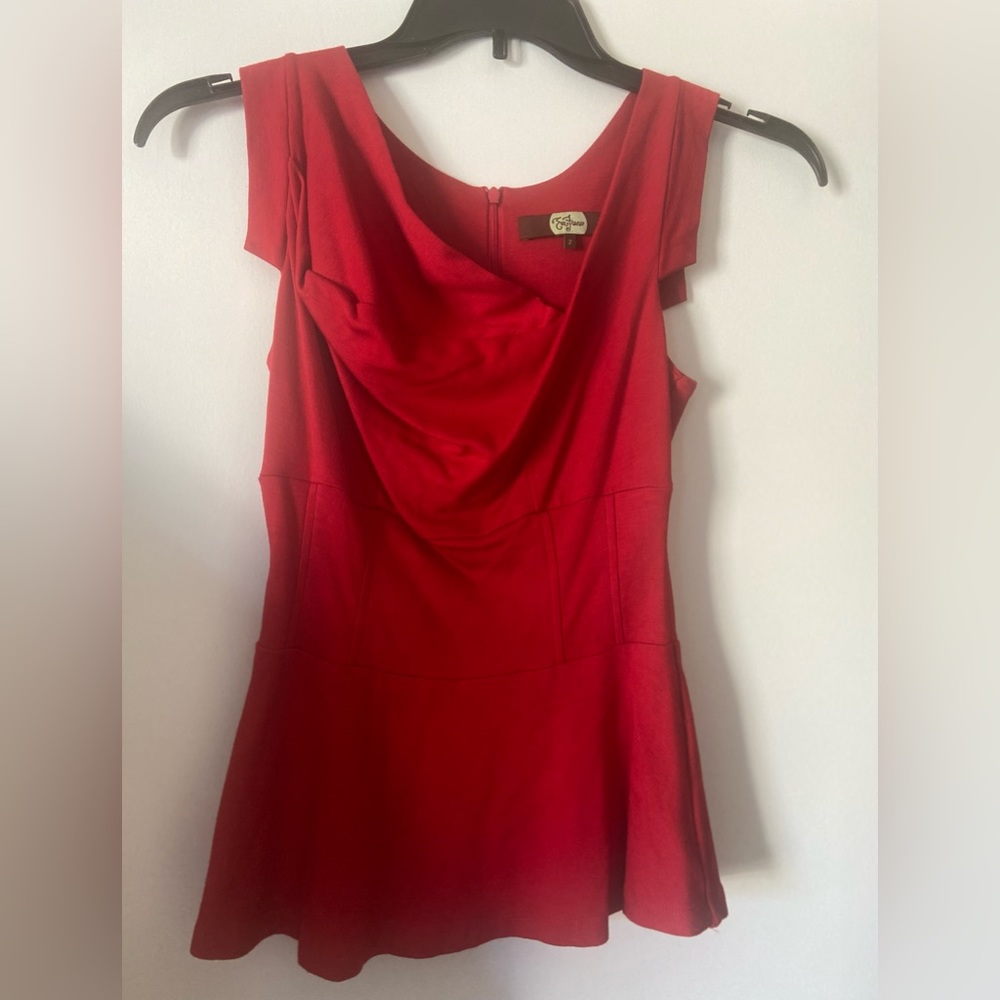 Asymmetrical Red top
